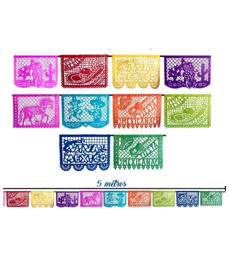 Guirnalda Papel Picado Mexicana 1383